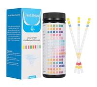 Drinking Water Test Kit | 16 In 1 PH Test Strips | Home Water Quality Tesst Strips | Drink Wateer Lead Testing 100 Striips For Testing Of Lead, Hardness, PH, Iron, Copper And More