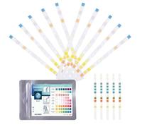 Drinking Water Test Strips, 100 Pcs 9-in-1 Ph Test Strips,for Pond Aquarium Fish Tank Outdoor, Test Kit for Hardness Free Chiorine Copper Iron Nitrate Nitrite Ph Carbonate Total Alkalinity