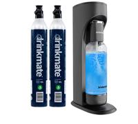 Drinkmate OmniFizz Drinks Carbonator + 2 CO2 Cylinders BLACK