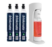 Drinkmate OmniFizz Sparkling Beverage Maker, Classic White