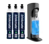 Drinkmate OmniFizz Sparkling Beverage Maker, Matte Black