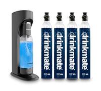 Drinkmate OmniFizz Sparkling Beverage Maker, Matte Black
