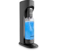 Drinkmate OmniFizz Sparkling Beverage Maker, Matte Black | Carbonates Any Drink with Push-Button Simplicity, Comes With 1L Bottle