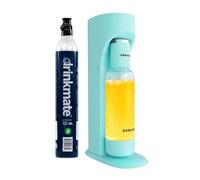 Drinkmate OmniFizz Sparkling Water and Soda Maker, Carbonates Any Drink Not Just Water, Fizzy Drink Maker, Water Carbonator, Sparkling Water Machine, x1 CO2 Cylinder Included, Arctic Blue
