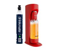 Drinkmate OmniFizz 410-03-14Z Royal Red Soda Maker with CO2 Cylinder - Size: 40.6 x 12.7 x 20.3cm - Wilko