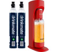 DRINKMATE OmniFizz Carbonated Drinks Maker - Royal Red, Red