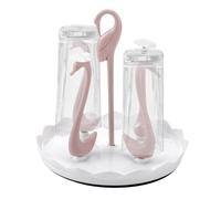 Drinks Bottles Drying Stand - Bottle Drain Tray Rack, Cup Drying Holder with Draining Function | For Worktop in the Dining Room When Travelling When Camping in Hotel Children's Room Office and