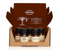 Drinks by the Dram Spiced Rum Discovery Set - 5 x 3 rams of Premium Craft Spirits - Gift Set with Assorted Spiced Rums from Across the Globe