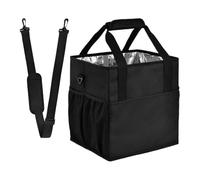 Drinks Carrier for Delivery, Foldable Bag with Adjustable Dividers, Reusable Coffee Mug Carrier and Carry Bag, for Juice, Beer, Water Bottles, Transport in the Car When Travelling at Approx