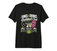 Drinks & DINKS Pickleball Club Premium T-Shirt