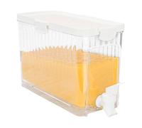 Drinks Dispenser - Drinks Container | Cold Ice Kettle with Tap | Transparent Cooling Drink Tower | Juice Station | Corrugated Sheet Drink Container for Soda Coffeeta Milk and Juice