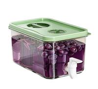 Drinks Dispenser for Fridge - 20.8 x 14 cm - 2.8 L Water Container with Tap, Fridge Drink Dispenser, Leak-proof Juice Container for Milk, Lemonade Cocktails, Home