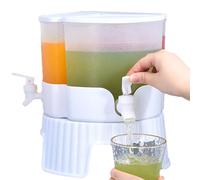 Drinks Dispenser for Fridge - 5.2 L Fridge Water Dispenser with Tap | Cold Drink Container | Leak-proof Juice Tea Water Holder Jug for Wine Lemonade Party Occasions