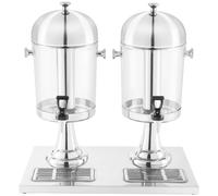 Drinks Fountain 2 x 7 Litres - Drinks Dispensers by Royal Catering Silver