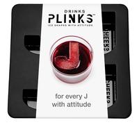 DrinksPlinks Letter J Ice Cube Mold - Custom Silicone Whiskey Ice Cubes Mold - Personalized Monogram J Large Tray for Cocktails & Initials Drinks - Big Bourbon Ice Cube Molds - Fun Customized Gifts