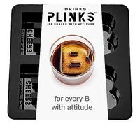 DRINKSPLINKS Silicone Ice Cube Mold Tray - Custom Letter B. Personalized Monogram Big Ice Cube Molds for Whiskey, Bourbon, Cocktails, and Customized Gifts with Initials. Alphabet Mold for Every Name.