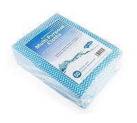 Drinkstuff Antibacterial Cloths Blue, CAW-111B, Pack of 50
