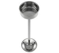 Drinkstuff Wine Cooler Stand - Stainless Steel Wine & Champagne Bucket Holder, Space-Saving Floor Stand for Ice Buckets, Ideal for Home Bar, Parties & Events