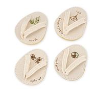 Drinkwear 4-Piece Go Green Flip Flop Coasters for Wine, Beer and Cocktail