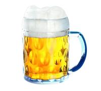 Drinkwize Dimpled Classic Handled Pint Glass Made From Virtually Unbreakable Plastic Pack Of 4