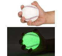 DRIONO Handcrafted Glow-in-The-Dark Baseball- Noctilucent Official Size and Weight, Premium Leather for Night Play, Training (1 pcs)
