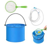 Drip Acclimation Kit for Aquarium 3-Piece Adjustable Acclimator with Bucket
