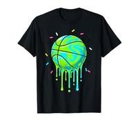 Drip Basketball Slime Swirl Cool Basketball Player Fan Bball T-Shirt