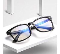 DRIP Blue Light Blocking Glasses Eyes Optics Computer Gaming Protect Filtering Men Women Anti Eyestrain Glare Headache Retro Vintage Fashion (Black)