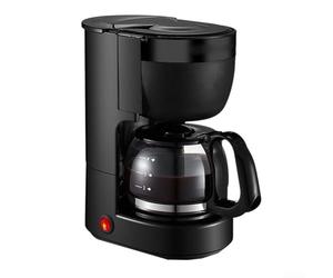Drip Coffee Maker with 24-Hour Programmable Timer, Fast Brewing Filter Machine with Reusable Filter, Compact Filter Coffee Machine for Home Kitchen Use(Is black)