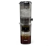 Drip Cold Brew Coffee Maker, 31.5x8.5cm, Ice Drip Tower, Uniform Speed Dripping, High-Density Filter, PCTG Transparent Design for Home Brewing(Black)