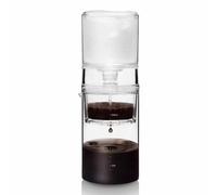 Drip Cold Brew Coffee Maker Ice Coffee and Tea Brewer with Adjustable Water Flow 600ml Capacity Removable Washable Design for Home Office