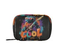 Drip Cool Cat Medicine Bag Organizer with Detachable Compartments Convenient Organizer for Travel for Purse