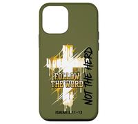 Drip Cross Follow the Word Not the Herd Christian Isaiah Case for iPhone 12 mini