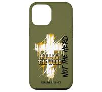 Drip Cross Follow the Word Not the Herd Christian Isaiah Case for iPhone 12 Pro Max