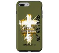 Drip Cross Follow the Word Not the Herd Christian Isaiah Case for iPhone 7 Plus/8 Plus