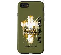 Drip Cross Follow the Word Not the Herd Christian Isaiah Case for iPhone SE (2020) / 7/8