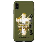 Drip Cross Follow the Word Not the Herd Christian Isaiah Case for iPhone XS Max