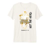 Drip Cross Follow The Word Not The Herd Christian Isaiah Premium T-Shirt