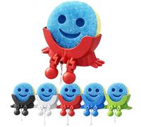 Drip Daddy Peeing Sink Caddy Rack with Drainage - Funny Scrub Sponge Holder & Soap Organizer, Compact Kitchen Countertop Storage Stand Accessory (Red)