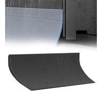 Drip Edge for Window 70mm 90mm 110mm Width, Bendable Door Rain Drop Guard for Garden/Porch, Door Rainy Drip Edge Exterior Rubber Weather Stripping(7 PCS,W 70MM)