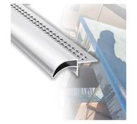 Drip Edge Rain Diverter for Roof, Water Gutter Deflector, Aluminum Exterior Eaves Drip Line for Wall/Window Sill, Rain Shield Window Guard(33ft/10.2m)