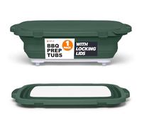 Drip EZ Collapsible Prep Tub V2 w/ Locking Lid + Cutting Board - Outdoor Home