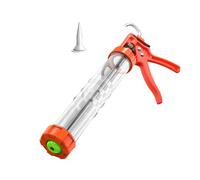 Drip Frees Caulk with Ergonomic Steel Handle, Manual Glass Glues Applicator Universally Pressing Glues Manual Caulking Sausage