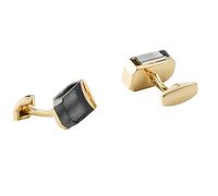 Drip Glue Electroplated Alloy Cufflinks for Men Classic Business French Cufflinks (Gray As shown)