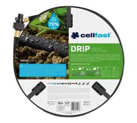 Drip hose and soaker hose half inch 15m 3 piece set for garden irrigation new
