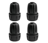 Drip Hose Barbed Connector - Leak-proof Adapter Components, Pack of 4, Connector for Drip Irrigation Hoses, For Parks, Farmland, Backyards, Patios