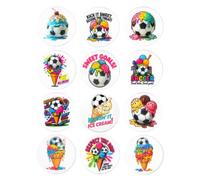 Drip Ice Cream Sports Shoe Decoration Charms - Baseball Football Basketball