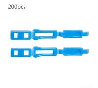 Drip Irrigation Control Clip, 200 pcs, Adjustable Flow Water Clamp for Garden & Greenhouse Syste, Flow Regulation, Plastic Construction, for Outdoor Farming and Horticulture(Blue)