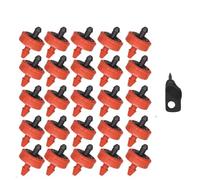 Drip Irrigation Emitters 20PCS 2L 4L 8L Automatic Pressure Compensated Dripper Agricultural Garden Lawn Drip Irrigation Steady Flow Emitters 4/7mm Hose(A-2L)