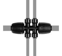 Drip Irrigation Fittings | 6 Way Divider for Drip Line,Leakproof Connectors for Irrigation - For Garden Greenhouse Landscape Backyard Flower Bed Farm Pelou